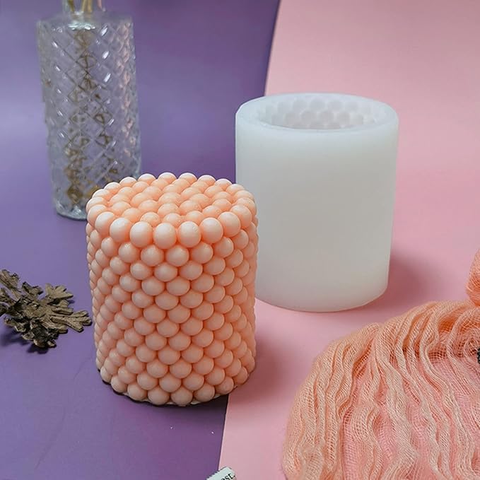 Bubble Pillar Silicone Candle Mold Silicone Soap Mold Resin Epoxy Fondant Chocolate Cake Mould Plaster Ornaments