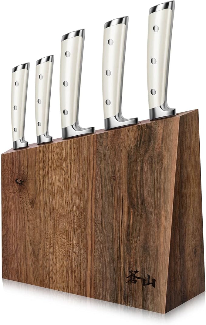 Cangshan S1 Series 59663 6-Piece German Steel Forged Knife Set, Walnut