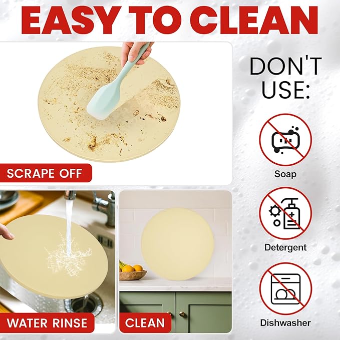 GOOD GAIN Pizza Stone for Oven Grill - 15'' Round Baking Stone for Bread, Pies | Cordierite Oven Stones for Cooking | Indoor,Outdoor | Durable, Heat Shock Resistant (Beige)