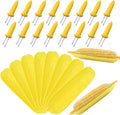 Corn Dishes and Holders - 16 Pack Holders, 8 Pack Dishes - Stainless Steel, Perfect for Corn on the Cob