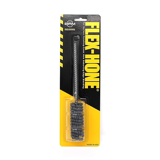 Brush Research BC7860 FLEX-HONE®, 7/8" (22.2mm) Diameter, 60 Grit, Silicon Carbide, for Mild Steel, Stainless Steel, Cast Iron and Softer Ferrous Materials