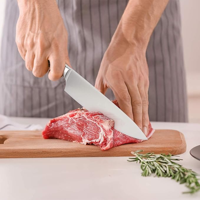 imarku Chef Knife 8 inch, High-Carbon Stainless Steel Pro Kitchen Knife with Ergonomic Handle and Gift Box, Chef's Knives for Professional Use, Gifts for Men and Women
