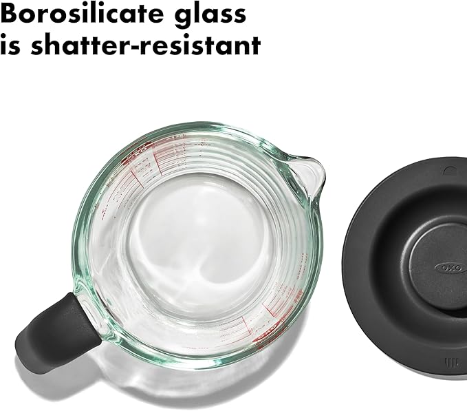 OXO Good Grips 2 Cup Glass Measuring Cup with Lid