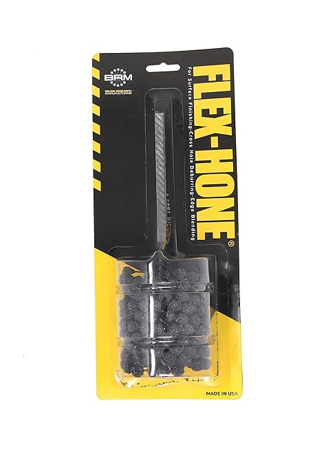 Brush Research BC21240 FLEX-HONE®, 2-1/2" (63.5mm) Diameter, 40 Grit, Silicon Carbide, for Mild Steel, Stainless Steel, Cast Iron and Softer Ferrous Materials
