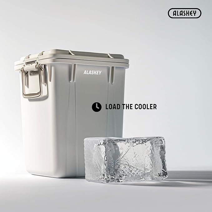 Alaskey® Giant Ice Block Mold 12 lbs (2-Pack) | Create Perfect Reusable Ice Bricks | Professional Silicone Mold for Crafting Extra Large Ice Cubes, Ideal for Ice Baths, Coolers, Bartender Accessories