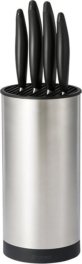 Kyocera KB-U-SS Universal Knife Block, One, Stainless 8.8" x 4.3"