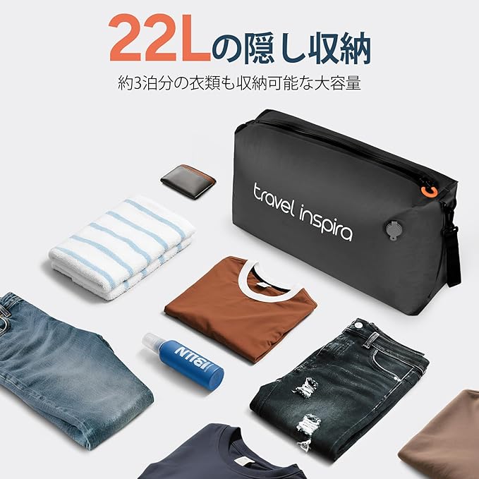 Vacuum Bags for Travel Luggage with Wireless Pump, Compression Bags for Carry On Suitcases and Backpack, Vacuum Seal Packing cube for Cloth Packing (1PC + PUMP)