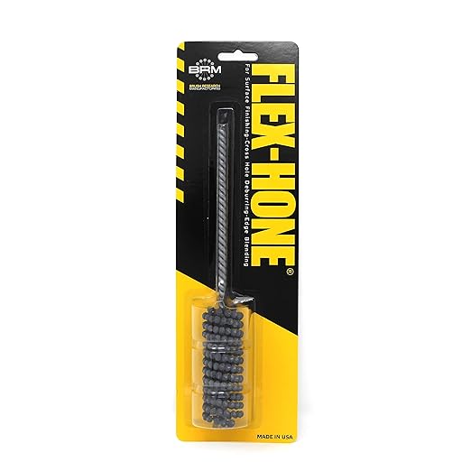 Brush Research BC151624 FLEX-HONE®, 15/16" (23.8mm) Diameter, 240 Grit, Silicon Carbide, For Mild Steel, Stainless Steel, Cast Iron and Softer Ferrous Materials