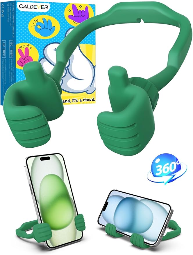 Stocking Stuffers for Teens Boys Girls Cell Phone Holder: Mens Gifts for Women Adults Thumbs Up Phone Stand Gifts for Kids Teenager Husband Wife Dad Mom Cool Gadgets Ideas Santa Gift for Christmas