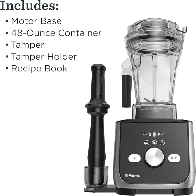 Vitamix Ascent Series X5 Blender with 10 Blending Programs, Self-Cleaning Program, Professional-Grade Blender for Smoothies, Soups and More, Stainless-Steel Blades, 48 Oz Container, Polar White