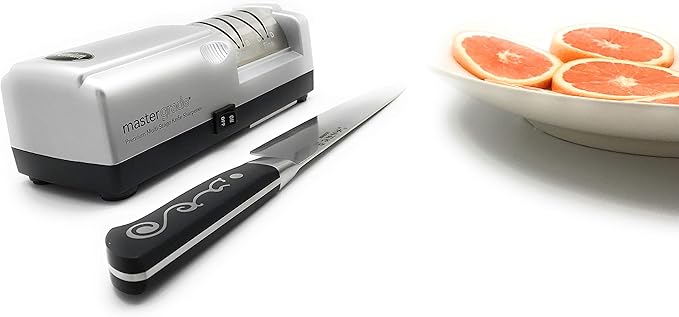 Premium Knife Sharpener Bundle Deal with Martin Yan's Chef Knife