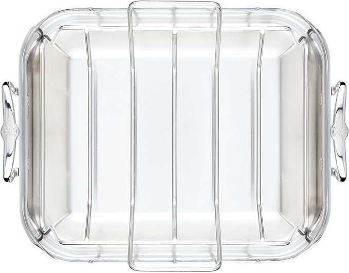 Hestan Provisions – 14.5" Classic Clad Roaster with Stainless Steel Rack