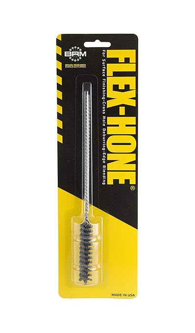 Brush Research BC12M24 FLEX-HONE®, 0.472" (12mm) Diameter, 240 Grit, Silicon Carbide, For Mild Steel, Stainless Steel, Cast Iron and Softer Ferrous Materials