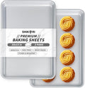 Non-Stick Ceramic Baking Sheet Set of 2, 15 * 10 inch Naturally Slick Ceramic Coating - Non-Toxic, PTFE & PFOA Free - Perfect for Baking, Roasting, and More (Baking Sheet-2 Pcs)