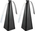 Treva Bug Fan Fly Deterrent with Holographic Blades to Clear Bugs, Mosquitoes, and Flies, Battery Powered Fly Fan 2 Pack