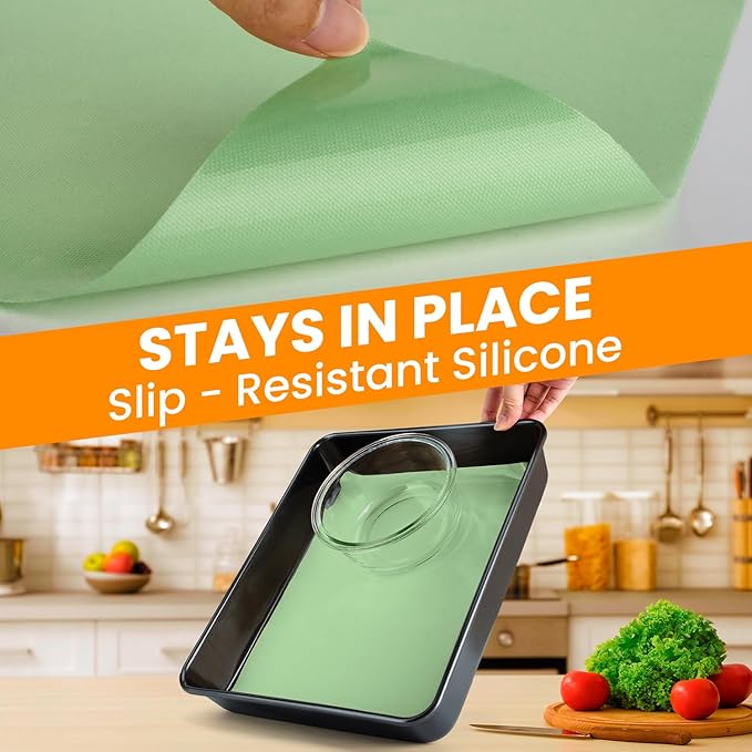 Silicone Baking Mat Roll - Best German Silicone - Heat Resistant Baking Macaron Bread Mat, Non-stick Pastry Mat, Reusable Dough Rolling Mat 12IN -6FT