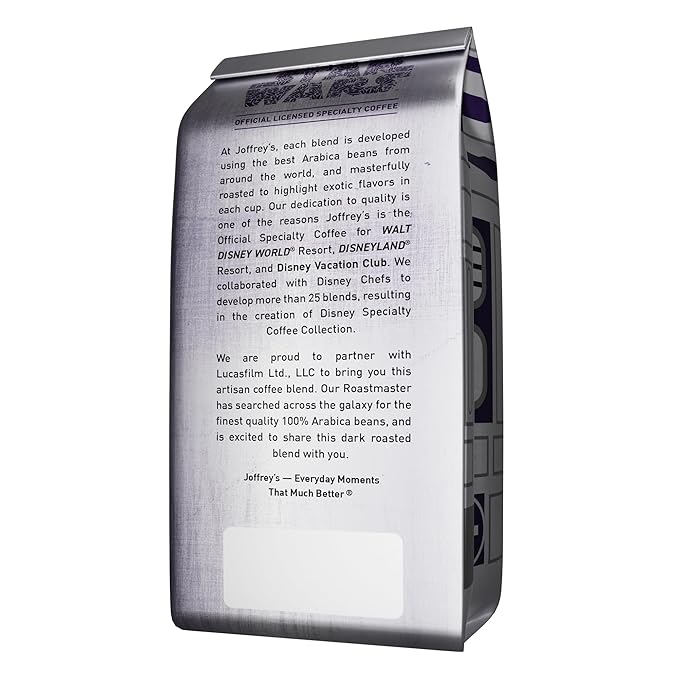 Joffrey's Coffee - STAR WARS™ R2-D2 Brew, STAR WARS Licensed Coffee Collection, Artisan Medium Roast, Rich & Nutty Taste, Brew or French Press (Ground, 11oz)
