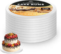 10pcs 16inch Food Grade Cake Rounds,1/2" Thick Cake Base Sturdy Multiple Layers of Corrugated Cardboard for Heavy or Multi Layer Cakes, Pastry, Display (16inch/10pcs)