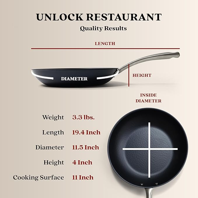 Alva Black Angus 9.5 & 11” Carbon Steel Frying Pan Set – Naturally Nonstick, PFAS-Free & Toxin-Free, Oven & Induction Safe, Chef-Grade Heat Control, Built to Last a Lifetime, Designed in Belgium