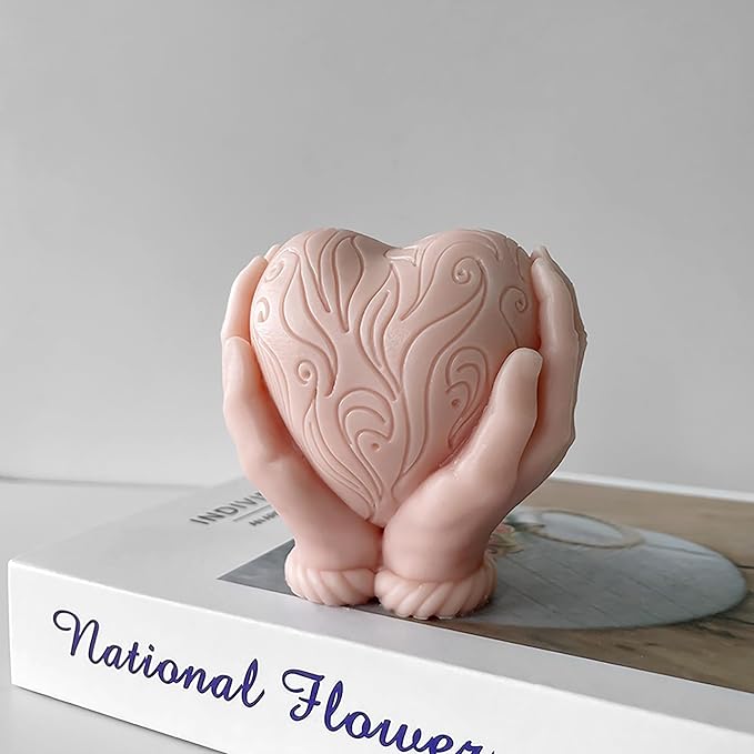Valentine Heart Silicone Mold - Resin Casting & Candle Making - Home Decor 3D Animal Molds