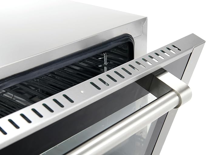 Kratos Commercial Oven, Half Size Electric Countertop Convection Oven, Holds Four Half Size Sheet Pans, 120V (29M-002)