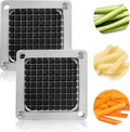 Replacement Chopper Blade Commercial Vegetable Chopper Dicer Stainless Steel Blade for Fruit Cutting Machine Tomato French Fries Cutter (2 * 3/8″ Blade)