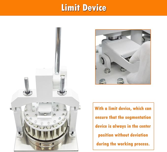 INTSUPERMAI Manual Dough Divider Cutter Machine 36PCS Tabletop Dough Divider Rounder 3 Pans Hydraulic Dough Equal Cutter Machine 1.06oz-5.64oz One Piece