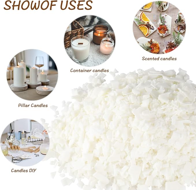 10 lb Soy Wax DIY Candle （Flakes & Soft）,Natural Soy Wax Candle