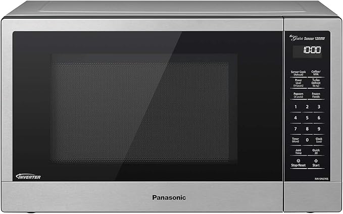 Panasonic NN-SN67K Microwave Oven, 1.2 cu.ft, Stainless Steel/Silver