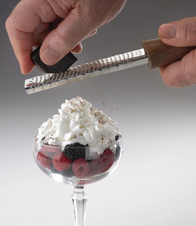 Mercer Culinary Barfly Bar Zester With Walnut Handle