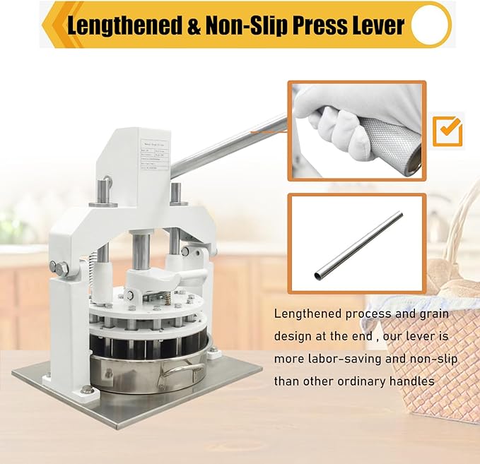 Table Top Dough Dividing Machine Manual Dough Divider 18PCS Dough Cutter Commercial Dough Dividing Machine Dough Baking Divider, 2.12oz-11.29oz, 18PCS