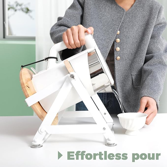Multi-Purpose Kettle Tipper for Disabled and Seniors, Premium Metal Kettle Tipping Bucket Holder Suitable for Electric Kettle 1.5-2 Liters, Daily Living Drinking Aids for Effortless Pour Every Time