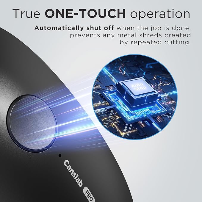 Canslab Ultrablade PRO Auto Stop USB Rechargeable Can Opener for Kitchen for Seniors with Arthritis, Long Battery Life, Handfree One Touch, Side Cut for Smooth Edge, Wall Mounted Small Size, Brown