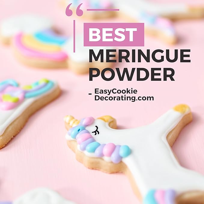 Meringue Powder (5lb) For Royal Icing, Premium Quality, High Egg White Formula, Create Incredible Royal Icing or Frosting for Sugar Cookies, Naturally Flavored, Verified Gluten Free, Non-GMO Sourced