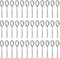 Pleafind 36 Pieces Teaspoons Set (6.2 inch), Spoon Silverware, Stainless Steel Tea Spoons, Mirror Polished Small Teaspoon, Dessert Spoons for Home, Kitchen, Restaurant, Dishwasher Safe