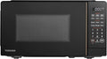 TOSHIBA Small Microwave Oven with 11 Power Levels, ChefDefrost, Sound On/Off & Eco Mode, 0.7 Cu Ft, 700W, Black, MM-EM07PA(BK)