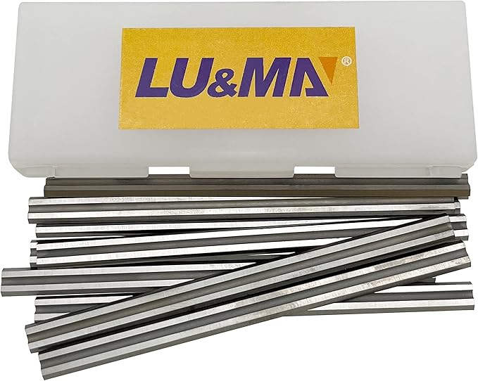 Paint Scraper Carbide Blades Double-Edged Reversible Replacement Blade (3-1/4"(82MM)) By LU&MN