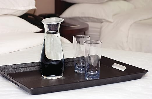Carlisle FoodService Products 7090207 Cascata Carafe Juice Jar Beverage Decanter Only, Plastic, 1 L, Clear (Pack of 12)