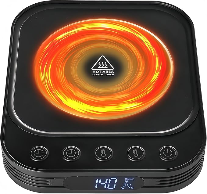 Sourdough Starter Warmer Mat with 24H Timer & Memory Function, Precise 1°F Thermostat Control (70-140°F), Perfect Bread Fermentation Mat for Home Baking