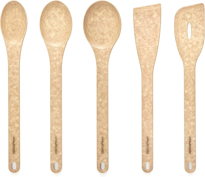 Epicurean Kitchen Series Cooking Utensils, Angled Turner, Natural