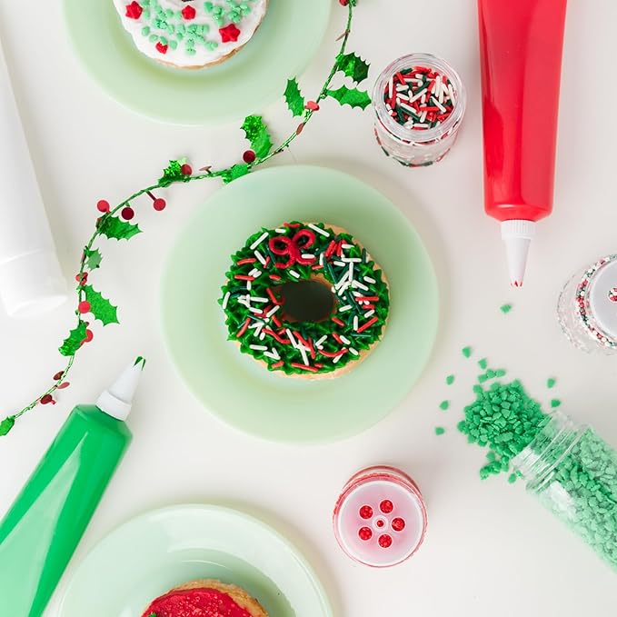 Sweets Indeed Christmas Sprinkles Mix – 10.90 oz Holiday Blend | Edible Jimmies, Nonpareils & Sugar Pearls for Decorating Christmas Cookies, Cakes, Cupcakes & Festive Desserts