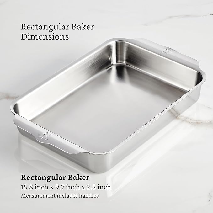 Hestan Provisions OvenBond – 5-Piece Tri-ply Baking Sheet Set