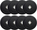 CAP Barbell 2-Inch Olympic Bumper Plate Weight Set with 6 Post Rack | 100-370 lbs | Multiple Options