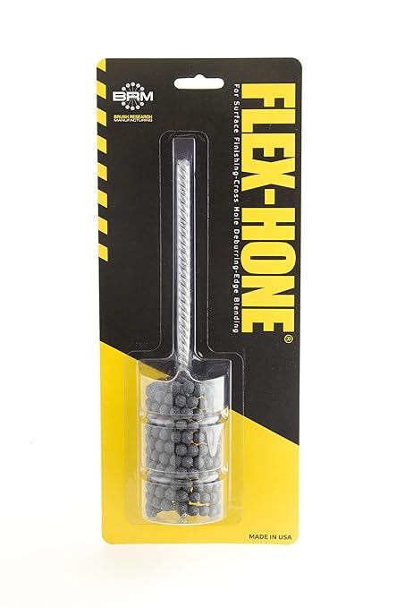 Brush Research BC15812 FLEX-HONE®, 1-5/8" (41.3mm) Diameter, 120 Grit, Silicon Carbide, For Mild Steel, Stainless Steel, Cast Iron and Softer Ferrous Materials