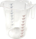 Winco Measuring Cup, Polycarbonate, 4-Quart, Clear