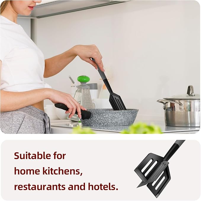 Meat Chopper, Heat Resistant Meat Masher for Hamburger, Ground Beef Smasher, Non Stick Mix Ground Chopper, Mix and Chop Potato Masher Tool 2in1 Twist Design