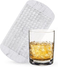 Host Mini Ice Cube Tray, Makes 160 Cubes, Durable Silicone Trays, Perfect for Cocktails, Whiskey, Bourbon, Margarita, Mojito, Iced Coffee, Home Kitchen Essentials, Set of 1, Marble