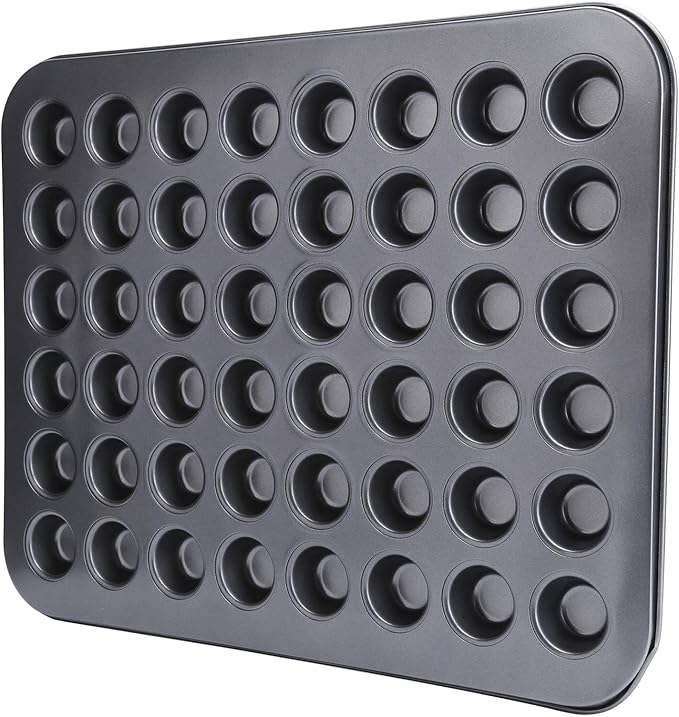 YUYTE 48-Cup Nonstick Muffin Baking Pan, HighQuality Carbon Steel Mini Cupcake Pan, YUYTE2hf5oqikn0