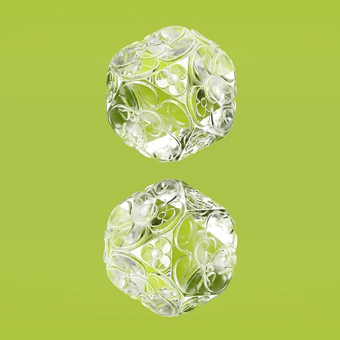 ZOKU Set of 2 Silicone Ice Molds, Deco - Large Ice Cube Molds with Flower Pattern for Craft Cocktails, Keep Drinks Colder Longer with Less Dilution, Easy-Release, BPA-Free