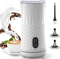 Milk Frother, Elec3 4 in 1 Electric Milk Frother Steamer, Automatic Warm and Cold Foam Maker and Milk Warmer for Latte,Cappuccino,Macchiato,Chocolate